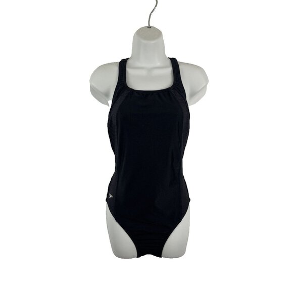 Speedo Black One-Piece Swimsuit Women's Size 14 - Picture 1 of 11